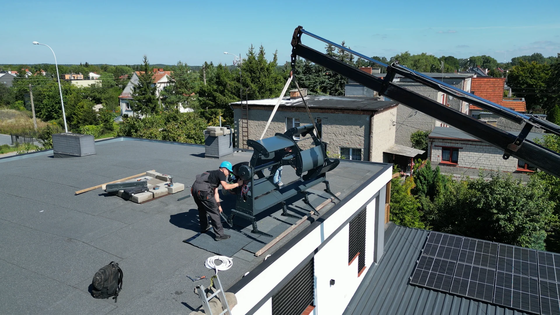 Zdjęcie z montażu turbiny WINNER 3.0